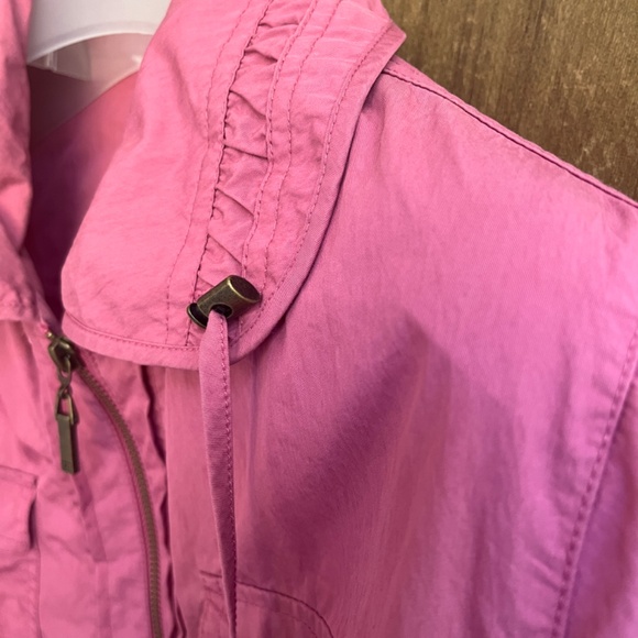 Allison Daley Without Tags Jacket Long Sleeve Full Zip Windbreaker Rose Pink L - Picture 4 of 12